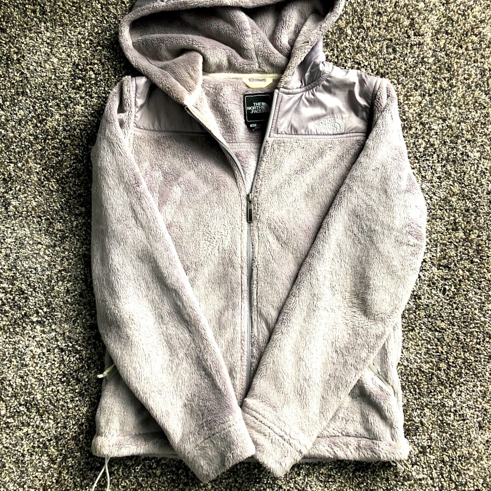 Grey North Face Women’s Fleece Zip Up